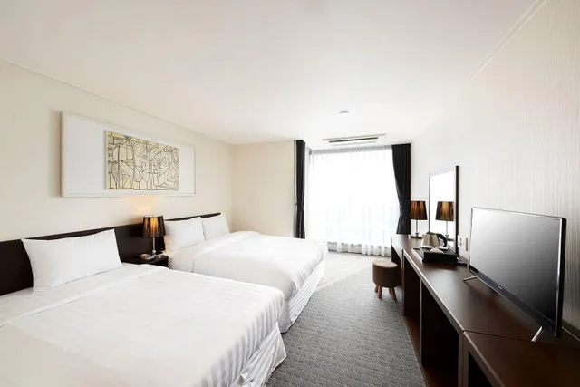 غرفة عائلية بسرير كوين وسرير فردي، Ktree Pyeongtaek hotel 1/1