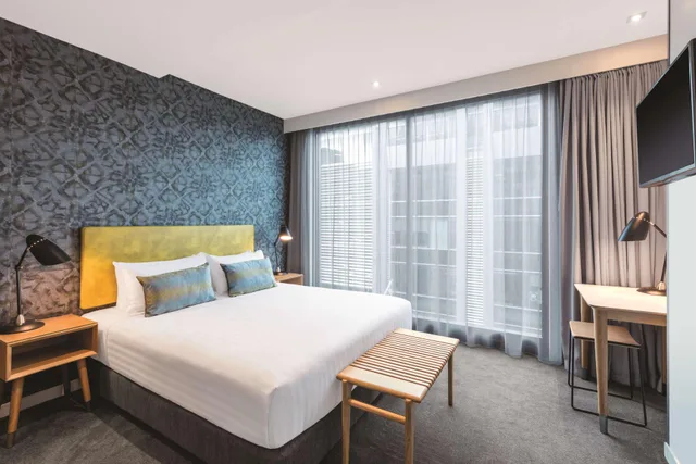 شقة بسرير كينج بغرفة نوم واحدة مع أريكة، Adina Apartment Hotel Auckland, Britomart 2/5