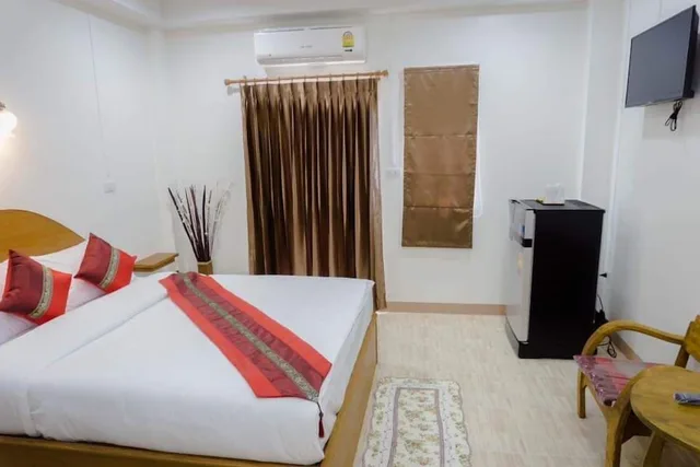 غرفة قياسية بسرير مزدوج، Maesot Siri Hotel 8/10