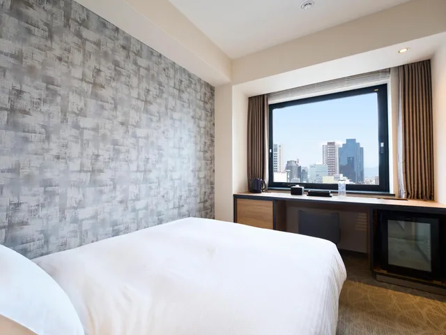 غرفة بسرير نصف مزدوج، HOTEL ELCIENT OSAKA 4/4