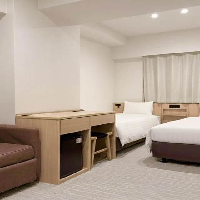 غرفة سوبيريور بسريرين منفصلين، Hotel Mid in Kuramae Ekimae 2/4