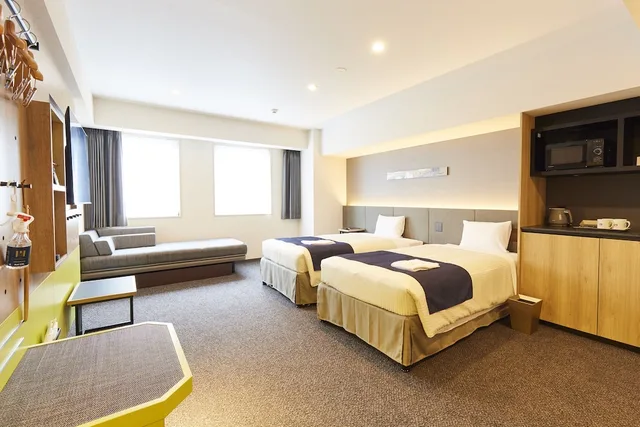 Family, Twin Beds, hotel MONday Akihabara Asakusabashi 2/3