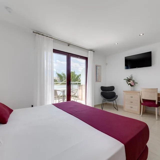 غرفة بسرير مزدوج أو سريرين منفصلين، Hotel Daniya Denia 2/4