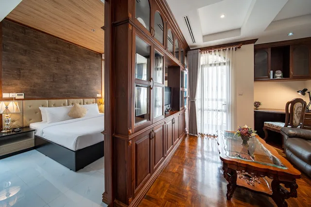 جناح جونيور بسرير كوين بإطلالة على المدينة بغرفة نوم واحدة، LCS Hotel & Apartment 5/8