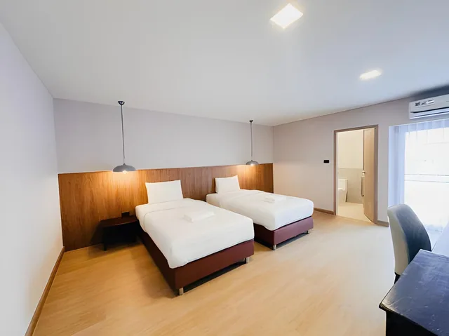 غرفة ديلوكس بسرير كوين، Chiangmai Lodge 1/2