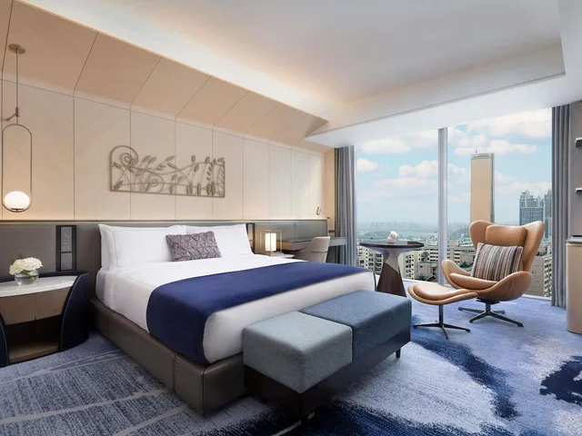 جناح بريميير بسرير كينج وسريرين منفصلين بغرفتي نوم، Fairmont Ambassador Seoul 11/23