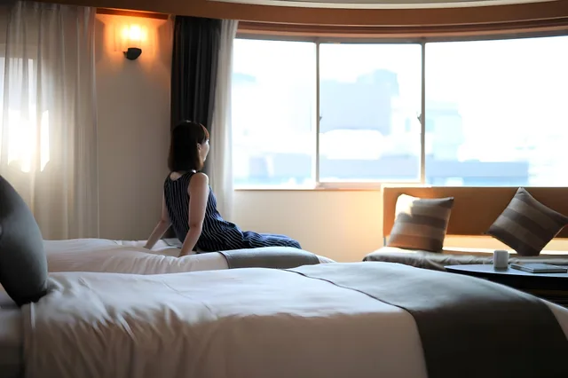 غرفة ركنية بسريرين منفصلين، Koraku Hotel 1/1
