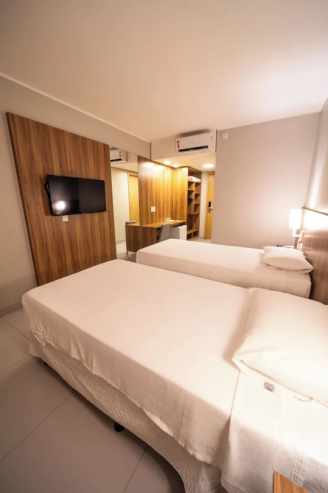 غرفة قياسية بسريرين منفصلين، Stop Way Hotel Fortaleza 1/8