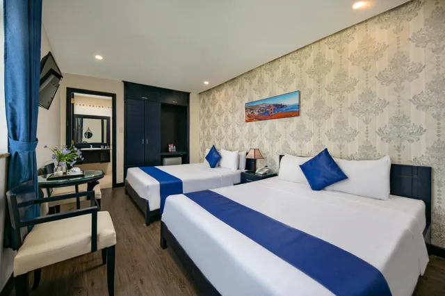 غرفة عائلية بسريرين منفصلين، Alibaba Hotel Da Nang 1/1