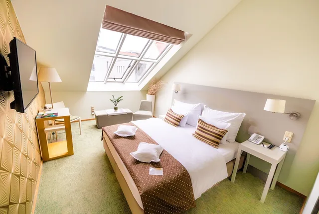 غرفة ديلوكس بسرير مزدوج أو سريرين منفصلين، Grandium Hotel Prague 9/10