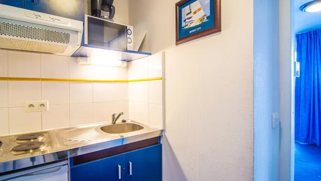 استوديو بسرير بطابقين مع أريكة، Residence Appart Vacances Pyrenees 2000 3/3
