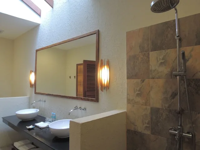 غرفة بريميير بسريرين كوين، Bluewater Sumilon Island Resort 3/3