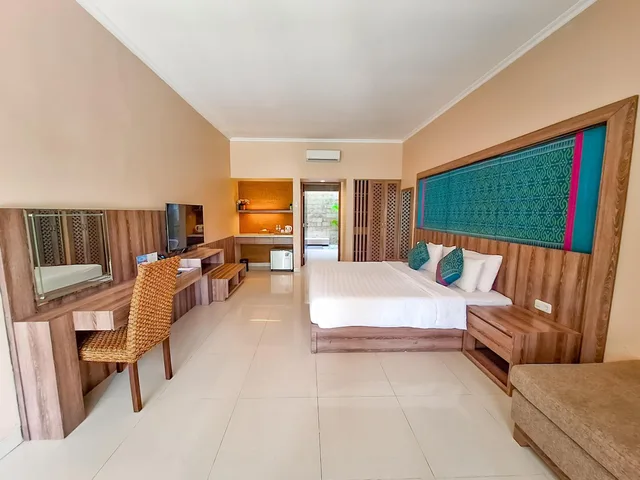 جناح بريميوم بسرير مزدوج، Sekuro Village Beach Resort Jepara 1/7
