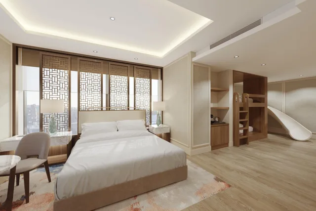 غرفة عائلية بسرير كينج وسرير بطابقين، The Ambassador Seoul - A Pullman Hotel 2/14