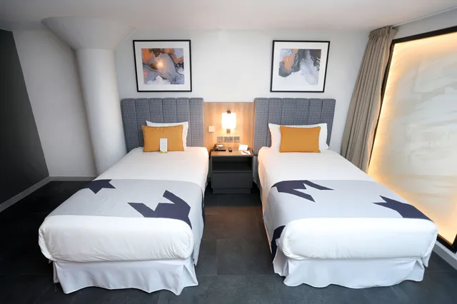 Deluxe, Twin Beds, No Window, Hotel Riu Plaza London Victoria 6/10