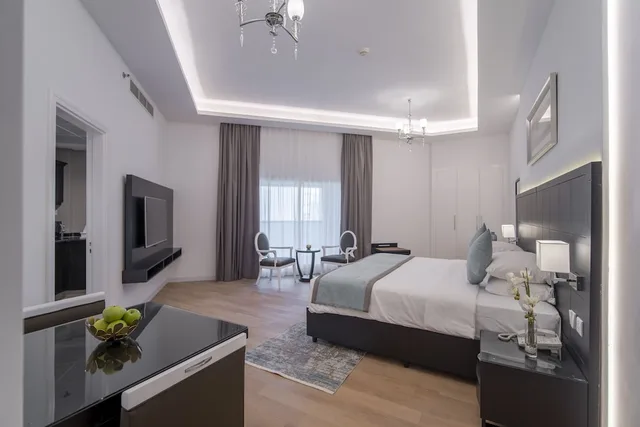 شقة استوديو بريميوم بشرفة، Rose Garden Hotel Apartments Al Barsha 2/4