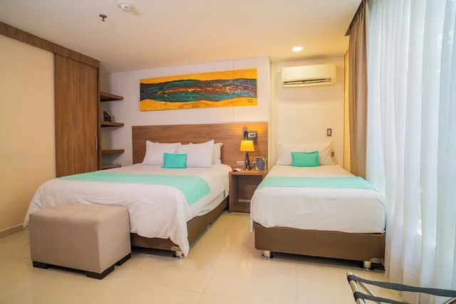 غرفة قياسية بسرير مزدوج وسرير فردي، Hotel Ambar Boutique 8/10