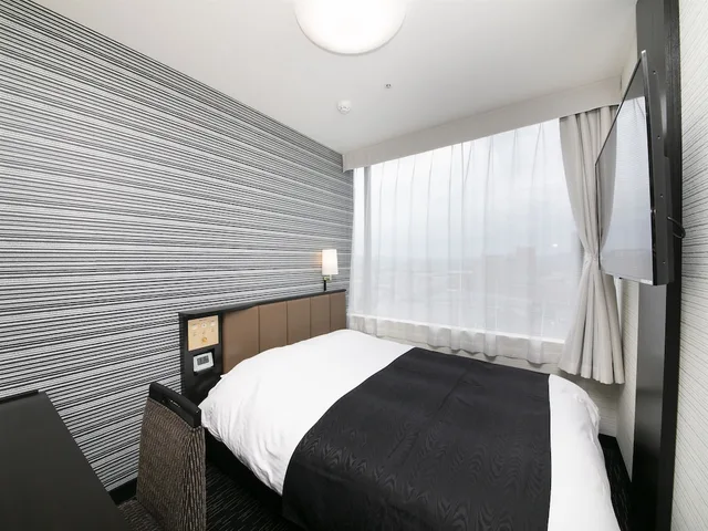 غرفة بسرير مزدوج في الطابق العلوي، Apa Hotel Tsuruoka-Ekimae 2/4