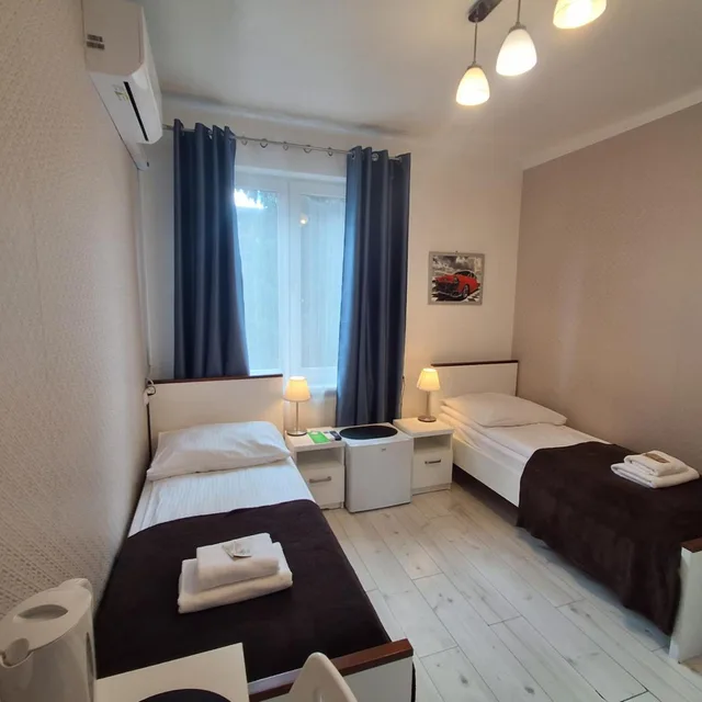 غرفة قياسية بسريرين منفصلين، Cracow Central Aparthotel 5/10