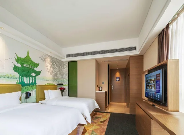 غرفة ديلوكس بسريرين منفصلين، Hampton by Hilton Hangzhou Binjiang 2/2