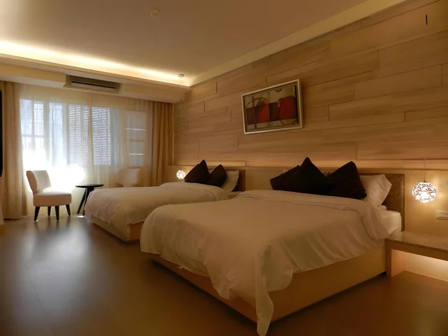 غرفة ديلوكس بسرير مزدوج، Mingao Spring Hotel 1/3