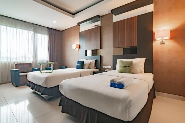 غرفة سوبيريور بسريرين منفصلين، Urbanview Hotel Newton Riau Bandung 10/10