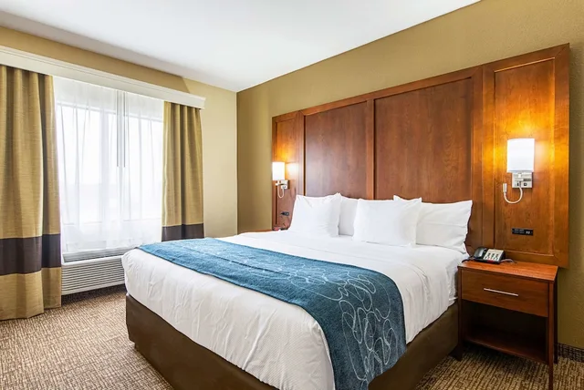 جناح بسرير كينج مع أريكة، Comfort Inn & Suites Pine Bluff 1/2