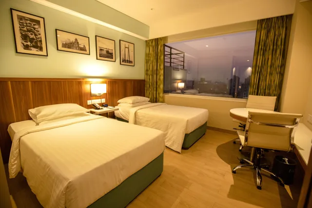 غرفة ديلوكس بسريرين منفصلين بإطلالة على المدينة للمدخنين، Fairfield by Marriott Kolkata 7/10
