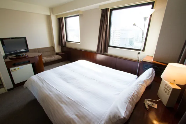غرفة بريميوم بسرير مزدوج للمدخنين، Green Rich Hotel Oita Miyako-Machi 2/3