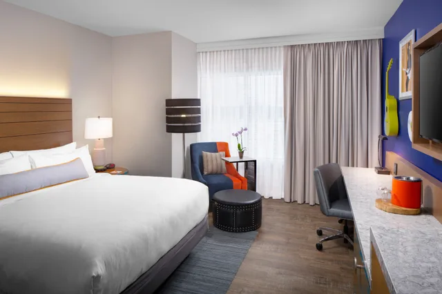 غرفة بسرير كينج لذوي الإعاقة، Hotel Indigo Gainesville-Celebration Pointe 1/3