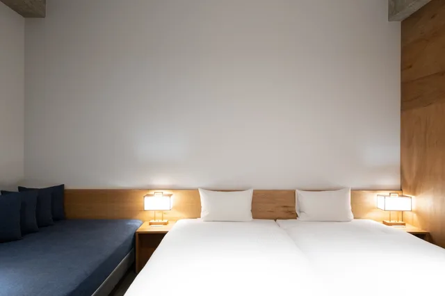 Moderate, Twin Beds, Large، TSUGU Kyoto Sanjo by THE SHARE HOTELS 3/6