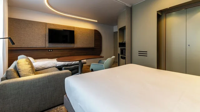 جناح بسرير مزدوج مع أريكة، Novotel Suites Reims Centre 5/10