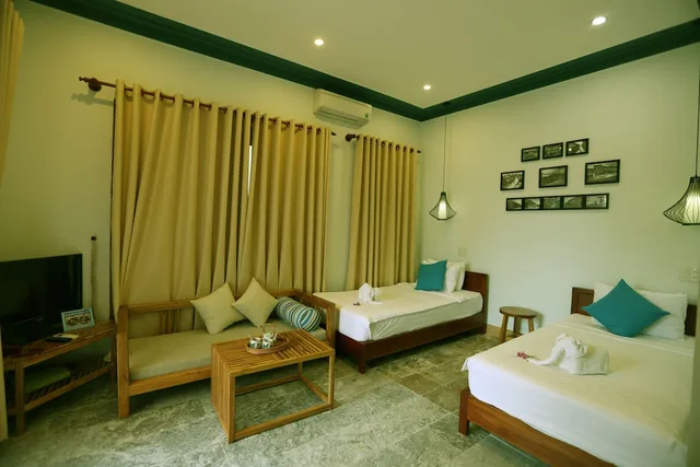 جناح بسرير كوين، Relax Garden Boutique Villa Hoi An 3/5