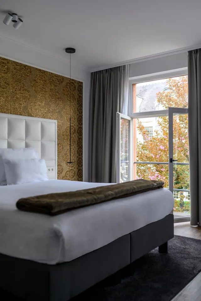 غرفة ديلوكس بسرير كينج بإطلالة على الحديقة، Hotel Rubens - Grote Markt 3/10