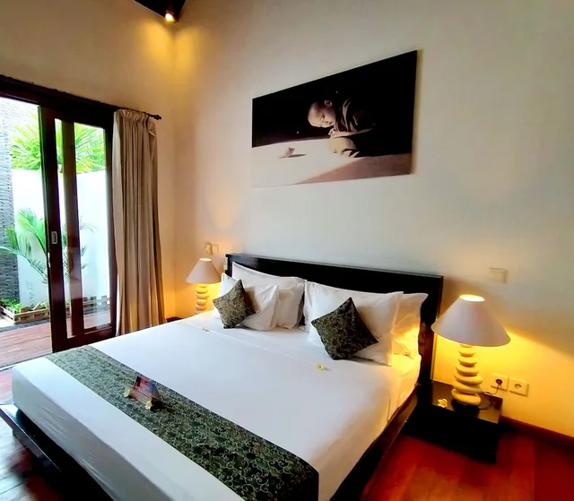 غرفة قياسية بسرير كينج بشرفة، The Trawangan Resort 7/10
