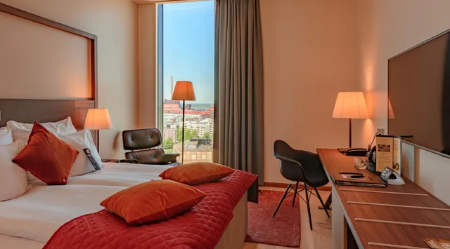 غرفة سوبيريور بسرير كينج بإطلالة، Clarion Hotel Helsinki 3/5