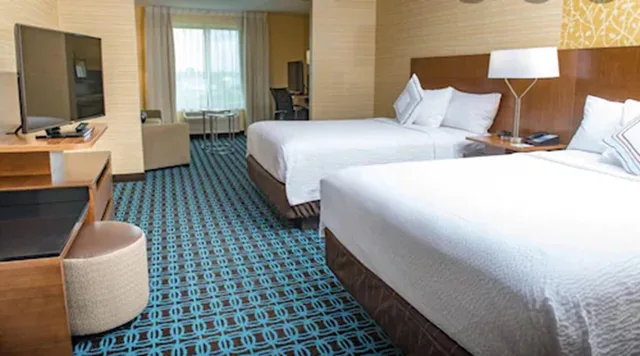 Suite, 2 Queen Beds, Fairfield Inn & Suites by Marriott Cleveland Tiedeman Road 2/3
