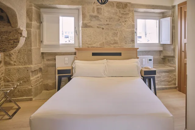 غرفة بسرير مزدوج بإطلالة على المدينة، Hotel Praza Quintana 4/10