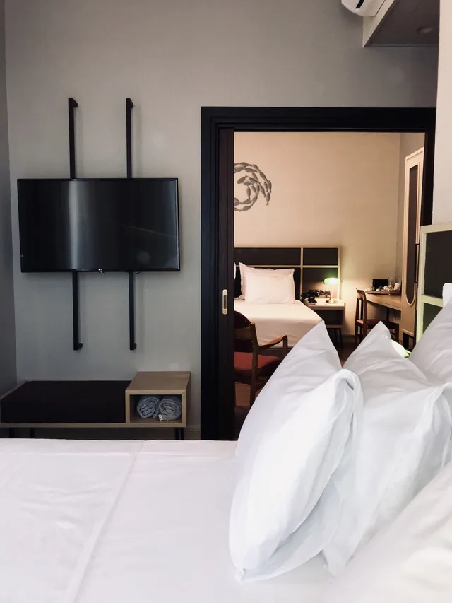 جناح عائلي بسريرين مزدوجين، Pefkaki Boutique Hotel 6/8