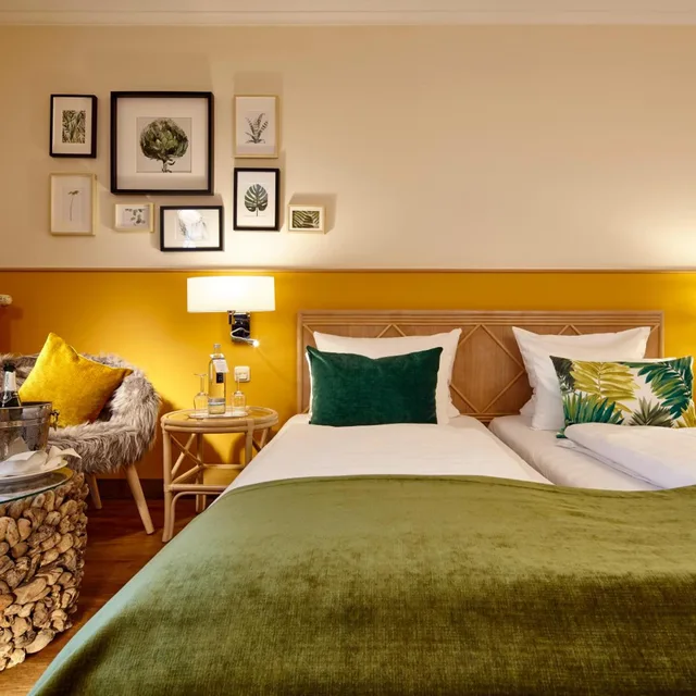 غرفة بريميوم بسرير مزدوج، Parkhotel Weiskirchen 6/6