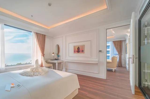 غرفة فاخرة بسرير كينج بإطلالة على البحر، Sea Soul Hotel 1/4
