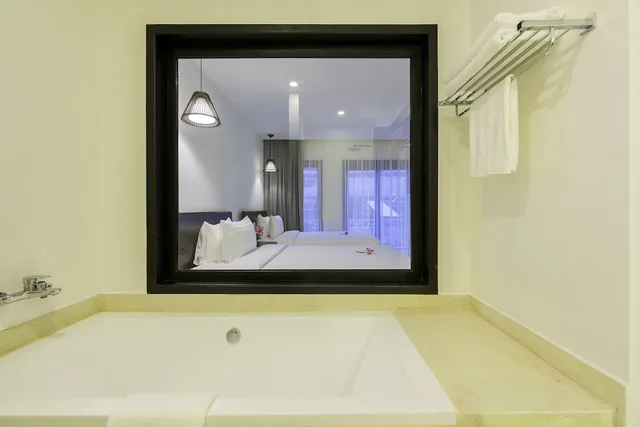 غرفة ديلوكس بسريرين مزدوجين، Aroma Angkor Boutique Hotel 6/9