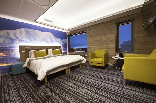 غرفة قياسية بسرير مزدوج، Svalbard Hotel 3/12