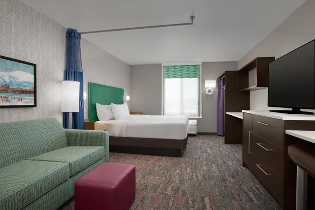 جناح استوديو بسرير كينج لذوي الإعاقة، Home2 Suites by Hilton Anchorage/Midtown 3/8