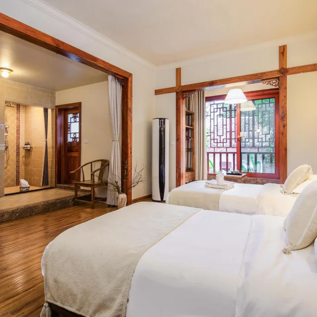 غرفة سوبيريور بسريرين منفصلين، Yangshuo River View Hotel 4/9