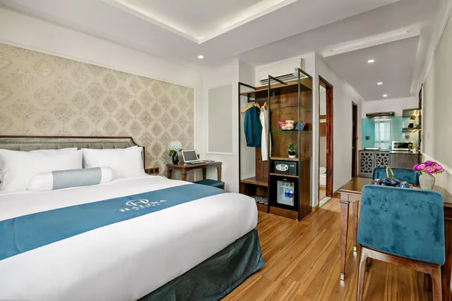 شقة عائلية بمطبخ، Halina Hotel & Apartment 1/2
