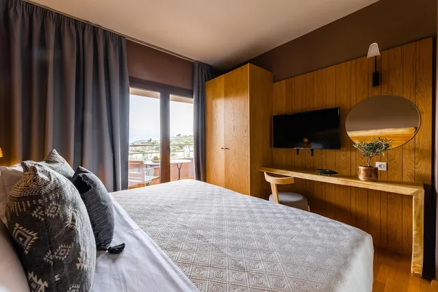فيلا بسريرين كينج بإطلالة على البحر بـ3 غرف نوم مع أريكة بمسبح خاص، Skiathos Avaton Suites and Villas 4/5