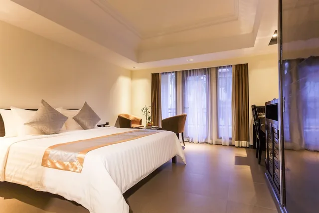 غرفة ديلوكس بسرير كينج، Sokchea Angkor Hotel 4/8