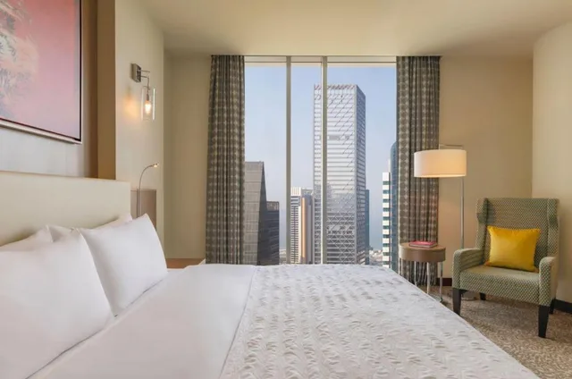 شقة كبيرة بسرير كينج وسريرين كينج بإطلالة على المدينة بغرفتي نوم، Le Meridien City Center Doha 2/7