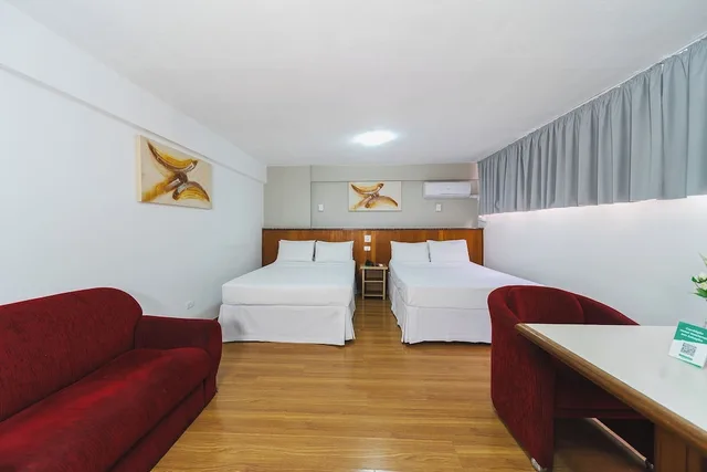 غرفة عائلية بسريرين مزدوجين، Hotel Nacional Inn Curitiba Estacao Shopping 6/10